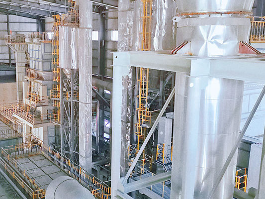 Building Materials Gypsum Powder Production Line Homogenizing Cooling With 20G, ND Steel 16Mn ND Steel S304 S306L