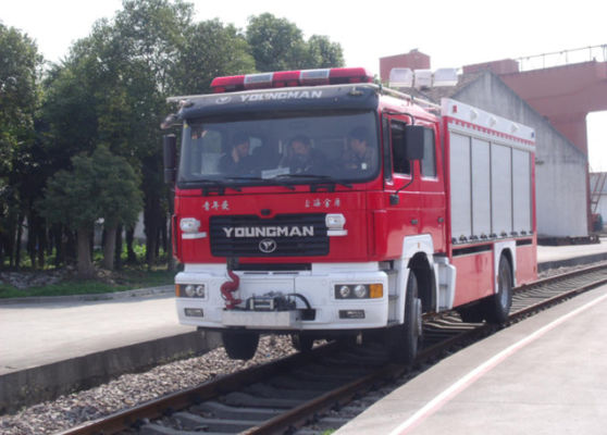 HTRR209 Dual Purpose Fighting Fires Rail Special Truck  System Water Tank Fire 30km/h