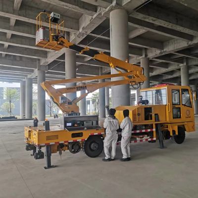 Railway Car Rail Transit Site Aerial Lift Work Trucks Dual Purpose 15.5m 45km/H